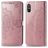 Mobigear Mandala Xiaomi Redmi 9A Hoesje Bookcase Portemonnee - Roségoud