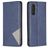 Mobigear Rhombus Slim Samsung Galaxy A24 Hoesje Bookcase - Blauw