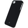 Mobilize Premium Coating iPhone 4 Siliconen Hoesje Backcover Shockproof - Zwart