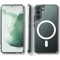Mobigear Crystal Doorzichtig Samsung Galaxy S24 MagSafe Hoesje Hardcase Backcover Shockproof - Transparant