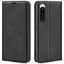 Mobigear Retro Slim Sony Xperia 5 IV Hoesje Bookcase Portemonnee - Zwart