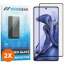 Mobigear Premium Xiaomi 11T Glazen Screenprotector - Case Friendly - Zwart (2-Pack)