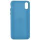 Mobigear Colors iPhone XR Hoesje Flexibel TPU Backcover - Blauw