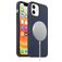 Mobigear Rubber Touch iPhone 12 Mini Siliconen MagSafe Hoesje Backcover - Marineblauw