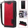 Mobigear Two Tone iPhone 8 Hoesje Bookcase Portemonnee - Zwart / Rood