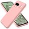 Mobigear Colors Google Pixel 8a Hoesje Flexibel TPU Backcover - Roze