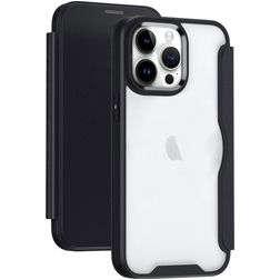 Mobigear Smart Fit iPhone 15 Pro Max Hoesje Hardcase Bookcase - Zwart