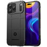 Mobigear Rugged Shield iPhone 18 Pro Max Hoesje Flexibel TPU Backcover Shockproof - Zwart
