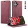 CaseMe 013 iPhone 17 Hoesje Bookcase Portemonnee - Rood