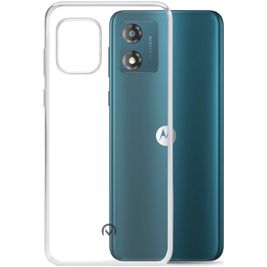 Mobilize Gelly Doorzichtig Motorola Moto E13 Hoesje Flexibel TPU Backcover - Transparant