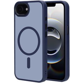 Mobiparts Hardcover iPhone 16e MagSafe Hoesje Hardcase Backcover - Satin Blue