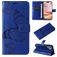 Mobigear Butterfly iPhone 16 Plus Hoesje Bookcase Portemonnee - Blauw