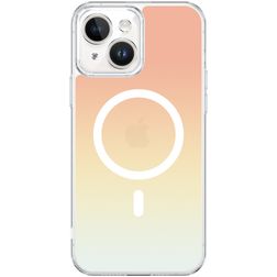 Valenta Rainbow iPhone 15 MagSafe Hoesje Hardcase Backcover