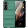 Mobigear Bumpy Samsung Galaxy Z Fold 5 Hoesje Flexibel TPU Backcover - Groen