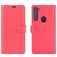Mobigear Classic Motorola One Fusion Plus Hoesje Bookcase Portemonnee - Magenta