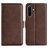 Mobigear Slim Magnet Samsung Galaxy A36 Hoesje Bookcase Portemonnee - Bruin