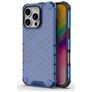 Mobigear Honeycomb iPhone 16 Pro Max Hoesje Hardcase Backcover Shockproof - Blauw