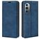 Mobigear Retro Slim Motorola Edge X30 Hoesje Bookcase Portemonnee - Donkerblauw