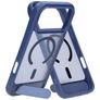 Mobiparts Hardcover iPhone 18 Pro Max MagSafe Hoesje Hardcase Backcover met Standaard - Satin Blue