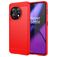 Mobigear Brushed OnePlus 11 Hoesje Flexibel TPU Backcover - Rood