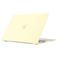 Mobigear Cream Matte MacBook Air 15 Inch (2023-2026) Hoes Hardshell Laptopcover MacBook Case - Geel - Model A2941 / A3114 / A3241 / A3448