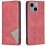 Mobigear Rhombus Slim iPhone 15 Plus Hoesje Bookcase - Rood