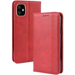 Mobigear Sensation iPhone 11 Hoesje Bookcase Portemonnee - Rood