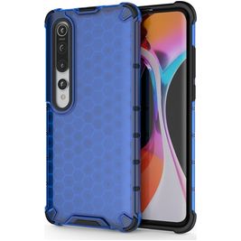 Mobigear Honeycomb Xiaomi Mi 10 Hoesje Hardcase Backcover Shockproof - Blauw