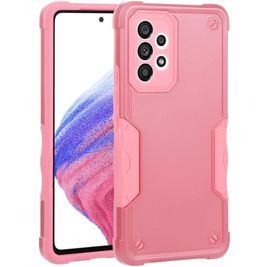 Mobigear Non-slip Armor Samsung Galaxy A53 Hoesje Hardcase Backcover Shockproof - Roze