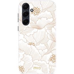MIO Samsung Galaxy A55 MagSafe Hoesje Hardcase Backcover - White Roses