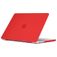 Mobigear Matte MacBook Pro 16 Inch (2021-2026) Hoes Hardshell Laptopcover MacBook Case - Rood - Model A2485 / A2780 / A2991 / A3186 / A3428 / A3429