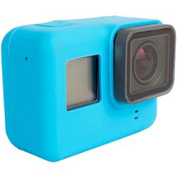 Mobigear Classic GoPro Hero 5 Hoesje Flexibel Siliconen - Blauw