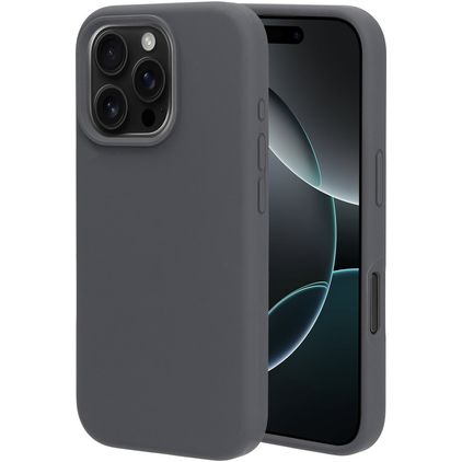 Mobiparts iPhone 16 Pro Siliconen Hoesje Backcover - Urban Grey