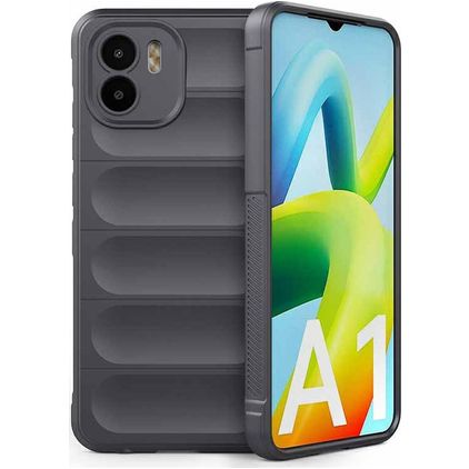 Mobigear Bumpy Xiaomi Redmi A1 4G Hoesje Flexibel TPU Backcover - Charcoal