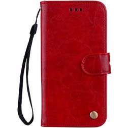 Mobigear Wallet Samsung Galaxy A70 Hoesje Bookcase Portemonnee - Rood