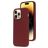 Mobiparts iPhone 14 Pro Max Siliconen Hoesje Backcover - Plum Red