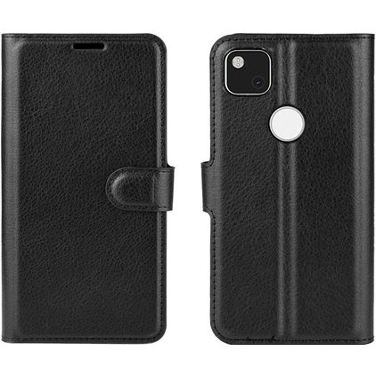 Mobigear Classic Google Pixel 4a Hoesje Bookcase Portemonnee - Zwart
