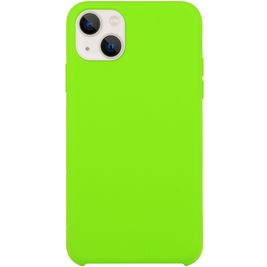 Mobigear Rubber Touch iPhone 15 Plus Siliconen Hoesje Backcover - Lime
