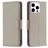 Mobigear Excellent iPhone 16 Pro Max Hoesje Bookcase Portemonnee - Grijs