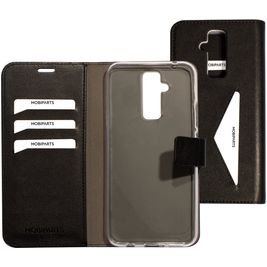 Mobiparts Classic Wallet Huawei Mate 20 Lite Hoesje Bookcase Portemonnee - Zwart