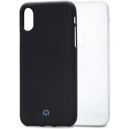 Mobilize Gelly iPhone XS Max Hoesje Flexibel TPU Backcover - Matt Black