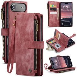 CaseMe C30 iPhone Air Hoesje Bookcase Portemonnee - Rood