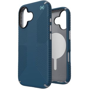 Speck Presidio2 Grip iPhone 17 MagSafe Hoesje Hardcase Backcover Shockproof - Deep Sea Blue