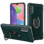 Mobigear Armor Ring Wiko View 4 Hoesje Hardcase Backcover Shockproof met Ringhouder - Groen