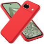 Mobigear Colors Google Pixel 8a Hoesje Flexibel TPU Backcover - Rood