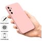 Mobigear Colors Samsung Galaxy A55 Siliconen Hoesje Backcover - Roze