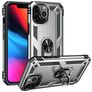 Mobigear Armor Ring iPhone 14 Pro Max Hoesje Hardcase Backcover Shockproof met Ringhouder - Zilver