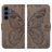 Mobigear Butterfly Samsung Galaxy S26 FE Hoesje Bookcase Portemonnee - Grijs