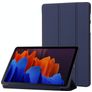 Mobigear Tri-Fold Gel Samsung Galaxy Tab S11 Hoes TPU,Kunstleer Bookcase - Donkerblauw