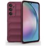 Mobigear Bumpy Samsung Galaxy A55 Hoesje Flexibel TPU Backcover - Rood
